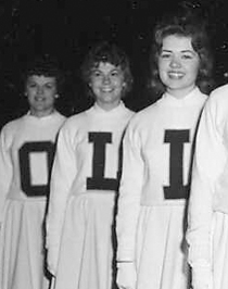 Image of 1962-63 drill team members